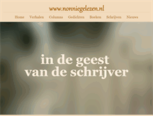 Tablet Screenshot of nonniegelezen.nl